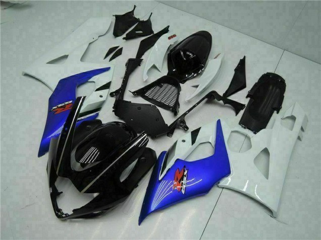 Abs Kits Completos Carenagem Suzuki GSXR 1000 K5 2005-2006 - Azul Branco Abs Kits Completos Carenagem Suzuki GSXR 1000 K5 2005-2006 - Azul Branco
