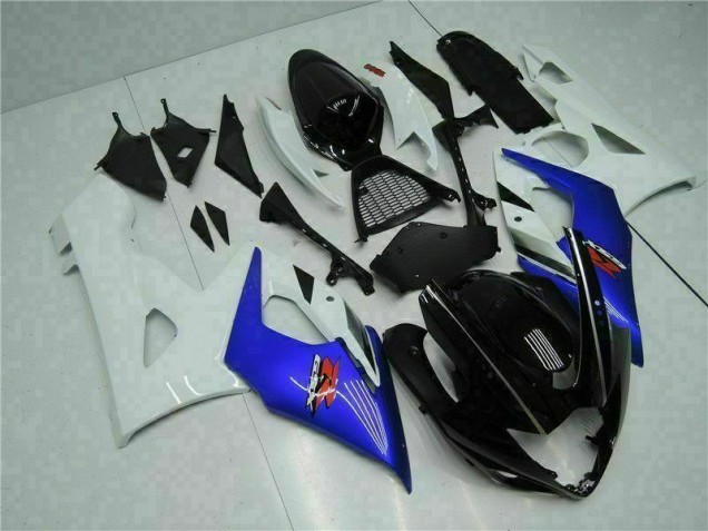 Abs Kits Completos Carenagem Suzuki GSXR 1000 K5 2005-2006 - Azul Branco Abs Kits Completos Carenagem Suzuki GSXR 1000 K5 2005-2006 - Azul Branco