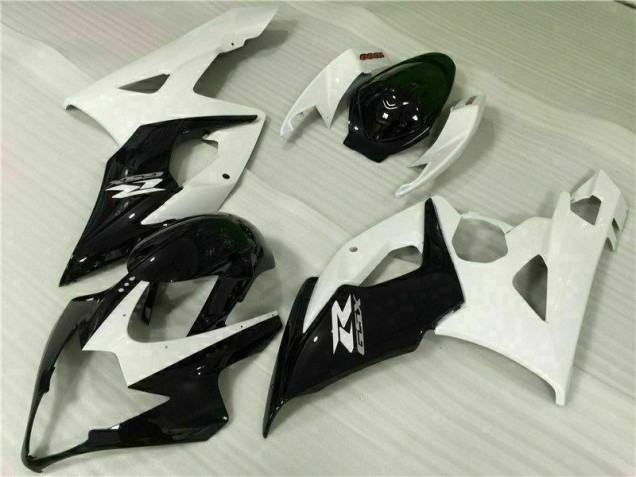 Abs Kits Completos Carenagem Suzuki GSXR 1000 K5 2005-2006 - Branco Preto Abs Kits Completos Carenagem Suzuki GSXR 1000 K5 2005-2006 - Branco Preto