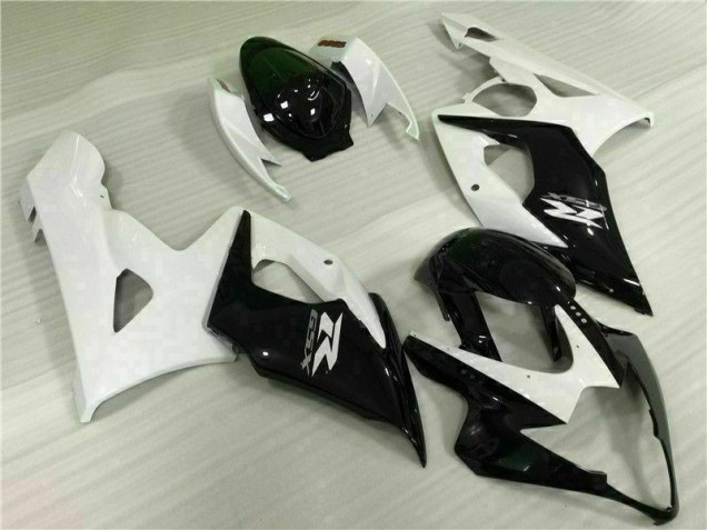 Abs Kits Completos Carenagem Suzuki GSXR 1000 K5 2005-2006 - Branco Preto Abs Kits Completos Carenagem Suzuki GSXR 1000 K5 2005-2006 - Branco Preto