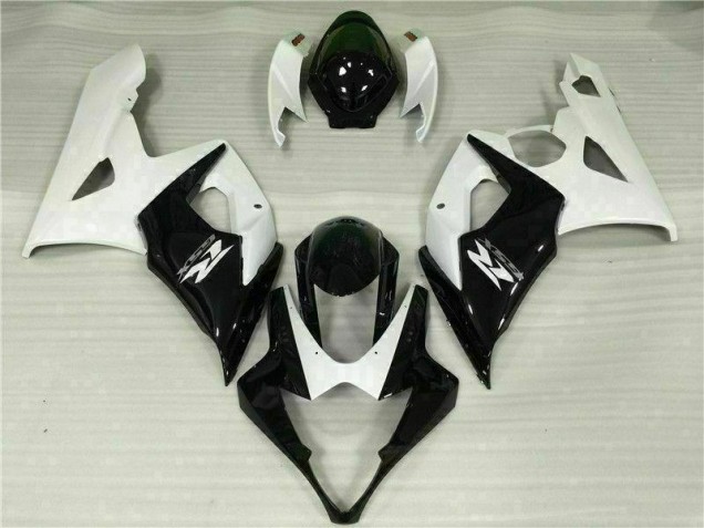 Abs Kits Completos Carenagem Suzuki GSXR 1000 K5 2005-2006 - Branco Preto Abs Kits Completos Carenagem Suzuki GSXR 1000 K5 2005-2006 - Branco Preto