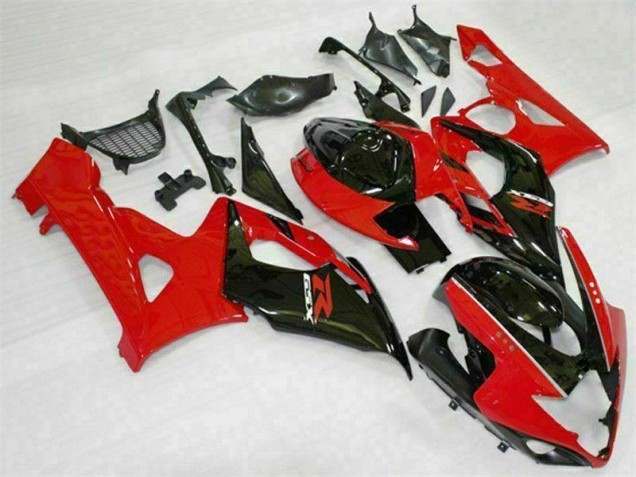 Abs Kits Completos Carenagem Suzuki GSXR 1000 K5 2005-2006 - Vermelho Preto Abs Kits Completos Carenagem Suzuki GSXR 1000 K5 2005-2006 - Vermelho Preto