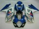 Abs Kits Completos Carenagem Suzuki GSXR 1000 K7 2007-2008 - Azul Branco Abs Kits Completos Carenagem Suzuki GSXR 1000 K7 2007-2008 - Azul Branco