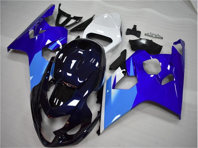 Abs Kits Completos Carenagem Suzuki GSXR 600 / 750 K4 2004-2005 - Azul Branco Abs Kits Completos Carenagem Suzuki GSXR 600 / 750 K4 2004-2005 - Azul Branco