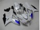 Abs Kits Completos Carenagem Suzuki GSXR 600 / 750 K6 2006-2007 - Branco Azul Abs Kits Completos Carenagem Suzuki GSXR 600 / 750 K6 2006-2007 - Branco Azul