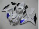 Abs Kits Completos Carenagem Suzuki GSXR 600 / 750 K6 2006-2007 - Branco Azul Abs Kits Completos Carenagem Suzuki GSXR 600 / 750 K6 2006-2007 - Branco Azul