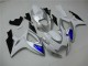 Abs Kits Completos Carenagem Suzuki GSXR 600 / 750 K6 2006-2007 - Branco Azul Abs Kits Completos Carenagem Suzuki GSXR 600 / 750 K6 2006-2007 - Branco Azul