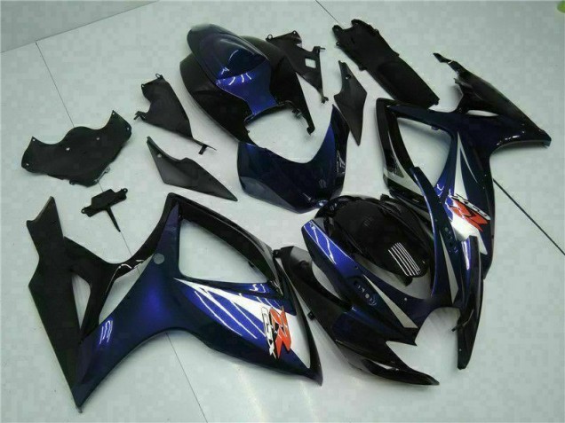 Abs Kits Completos Carenagem Suzuki GSXR 600 / 750 K6 2006-2007 - Preto Azul Abs Kits Completos Carenagem Suzuki GSXR 600 / 750 K6 2006-2007 - Preto Azul