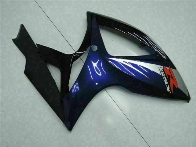 Abs Kits Completos Carenagem Suzuki GSXR 600 / 750 K6 2006-2007 - Preto Azul Abs Kits Completos Carenagem Suzuki GSXR 600 / 750 K6 2006-2007 - Preto Azul