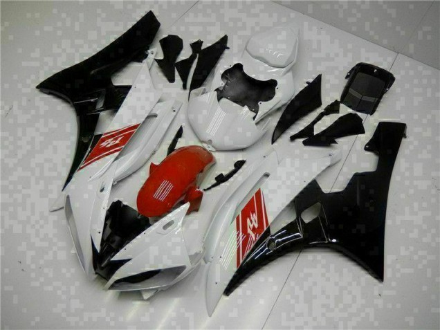 Abs Kits Completos Carenagem Yamaha R6 2006-2007 - Branco Preto Abs Kits Completos Carenagem Yamaha R6 2006-2007 - Branco Preto