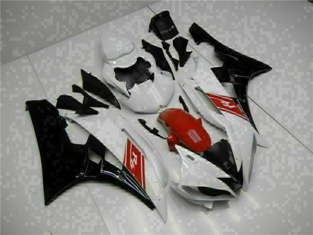 Abs Kits Completos Carenagem Yamaha R6 2006-2007 - Branco Preto Abs Kits Completos Carenagem Yamaha R6 2006-2007 - Branco Preto