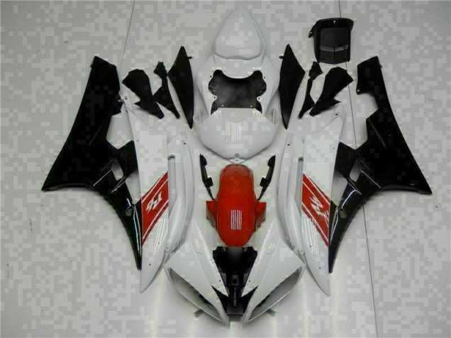 Abs Kits Completos Carenagem Yamaha R6 2006-2007 - Branco Preto Abs Kits Completos Carenagem Yamaha R6 2006-2007 - Branco Preto