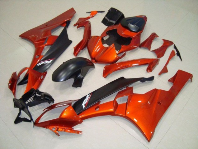 Abs Kits Completos Carenagem Yamaha R6 2006-2007 - Laranja Preto Fosco Abs Kits Completos Carenagem Yamaha R6 2006-2007 - Laranja Preto Fosco