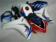 Abs Plástico Honda CBR 1000RR 2008-2011 - Branco Azul