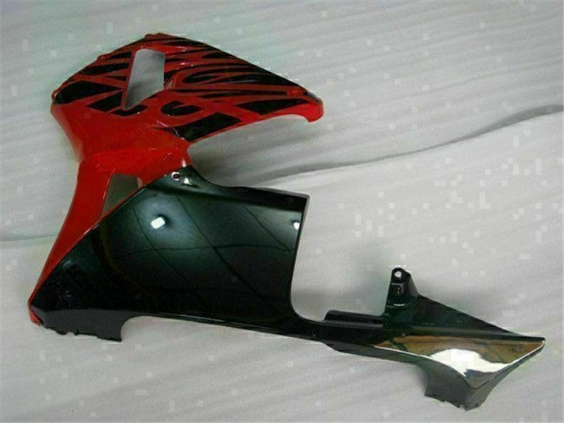 Abs Plástico Honda CBR 600RR 2003-2004 - Vermelho Preto Abs Plástico Honda CBR 600RR 2003-2004 - Vermelho Preto