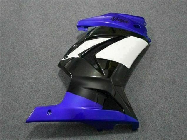 Abs Plástico Kawasaki EX250 2008-2012 - Azul Branco Preto Ninja Abs Plástico Kawasaki EX250 2008-2012 - Azul Branco Preto Ninja