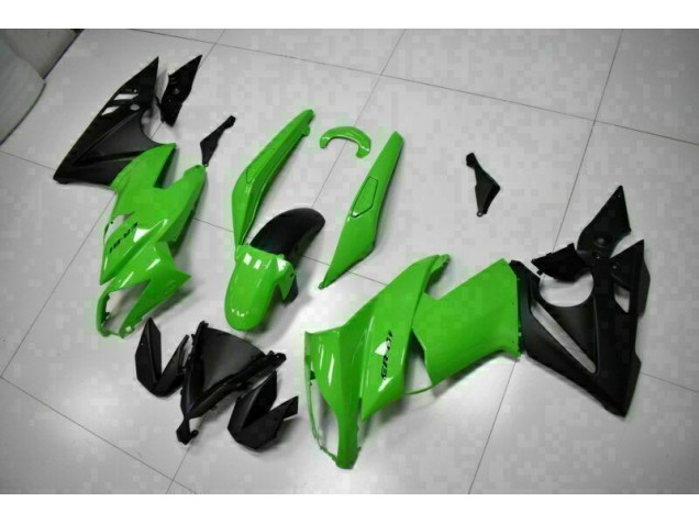 Abs Plástico Kawasaki EX650 2009-2011 - Verde Preto Abs Plástico Kawasaki EX650 2009-2011 - Verde Preto