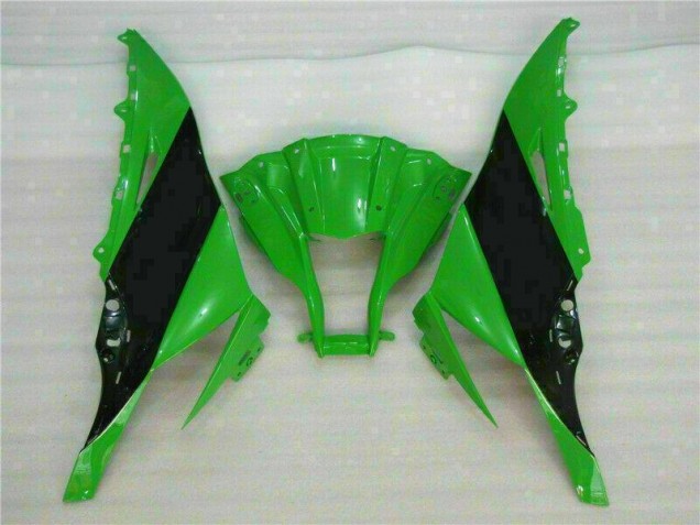 Abs Plástico Kawasaki ZX10R 2011-2015 - Verde Preto Abs Plástico Kawasaki ZX10R 2011-2015 - Verde Preto