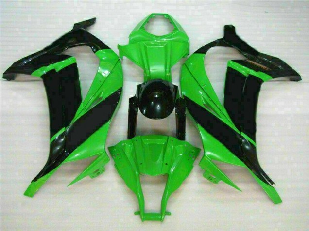 Abs Plástico Kawasaki ZX10R 2011-2015 - Verde Preto Abs Plástico Kawasaki ZX10R 2011-2015 - Verde Preto