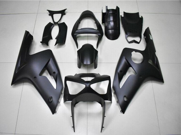 Abs Plástico Kawasaki ZX6R 2003-2004 - Preto Fosco Abs Plástico Kawasaki ZX6R 2003-2004 - Preto Fosco