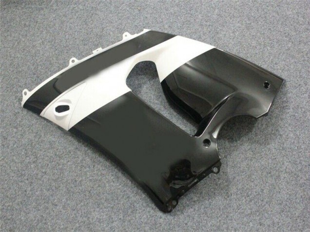 Abs Plástico Kawasaki ZX6R 2005-2006 - Preto Branco Abs Plástico Kawasaki ZX6R 2005-2006 - Preto Branco