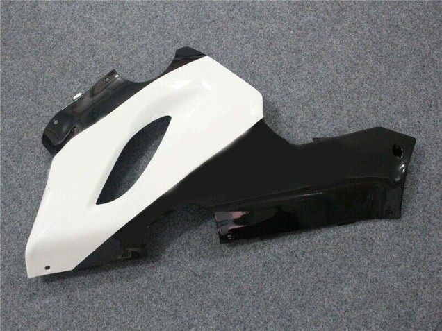Abs Plástico Kawasaki ZX6R 2005-2006 - Preto Branco Abs Plástico Kawasaki ZX6R 2005-2006 - Preto Branco