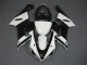 Abs Plástico Kawasaki ZX6R 2005-2006 - Preto Branco Abs Plástico Kawasaki ZX6R 2005-2006 - Preto Branco