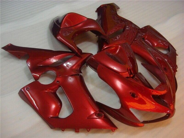 Abs Plástico Kawasaki ZX6R 2005-2006 - Vermelho Abs Plástico Kawasaki ZX6R 2005-2006 - Vermelho