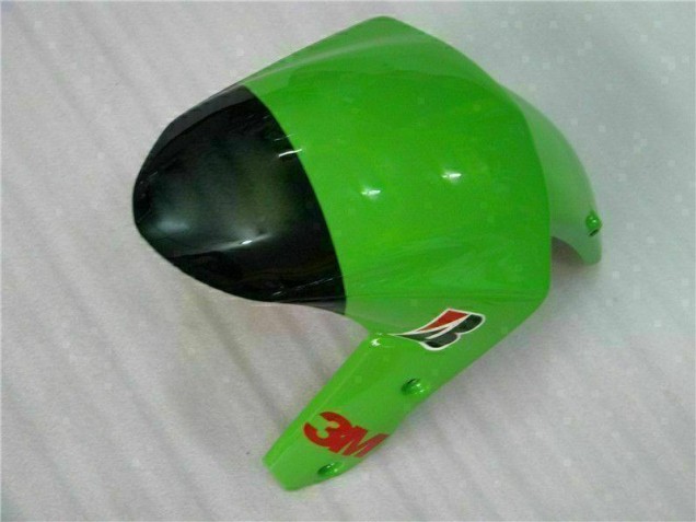 Abs Plástico Kawasaki ZX6R 2009-2012 - Verde Preto Abs Plástico Kawasaki ZX6R 2009-2012 - Verde Preto