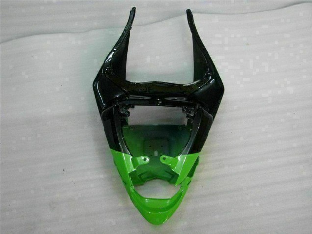 Abs Plástico Kawasaki ZX6R 2009-2012 - Verde Preto Abs Plástico Kawasaki ZX6R 2009-2012 - Verde Preto