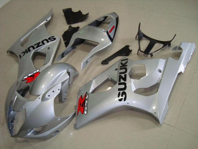 Abs Plástico Suzuki GSXR 1000 K3 2003-2004 - Prata Abs Plástico Suzuki GSXR 1000 K3 2003-2004 - Prata