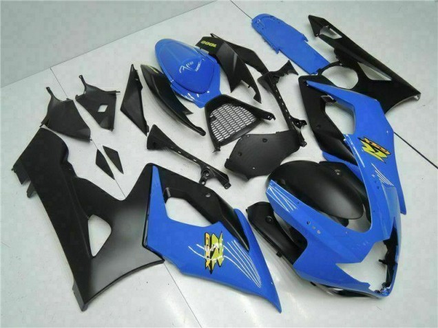 Abs Plástico Suzuki GSXR 1000 K5 2005-2006 - Azul Preto Abs Plástico Suzuki GSXR 1000 K5 2005-2006 - Azul Preto