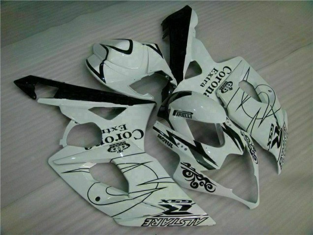 Abs Plástico Suzuki GSXR 1000 K5 2005-2006 - Branco Abs Plástico Suzuki GSXR 1000 K5 2005-2006 - Branco