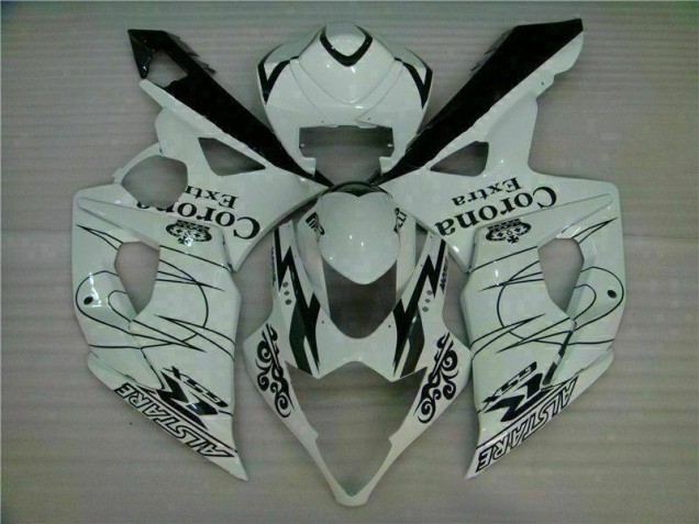 Abs Plástico Suzuki GSXR 1000 K5 2005-2006 - Branco Abs Plástico Suzuki GSXR 1000 K5 2005-2006 - Branco