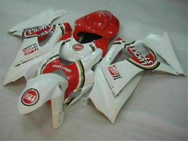 Abs Plástico Suzuki GSXR 1000 K7 2007-2008 - Vermelho Branco Abs Plástico Suzuki GSXR 1000 K7 2007-2008 - Vermelho Branco