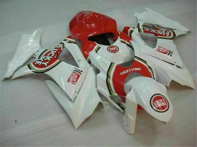 Abs Plástico Suzuki GSXR 1000 K7 2007-2008 - Vermelho Branco Abs Plástico Suzuki GSXR 1000 K7 2007-2008 - Vermelho Branco