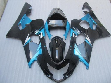 Abs Plástico Suzuki GSXR 600 / 750 K4 2004-2005 - Azul Preto
