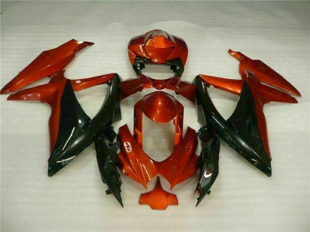 Abs Plástico Suzuki GSXR 600 / 750 K8 2008-2010 - Vermelho Preto