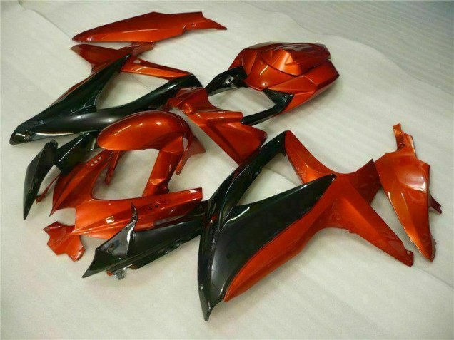 Abs Plástico Suzuki GSXR 600 / 750 K8 2008-2010 - Vermelho Preto