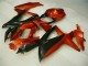 Abs Plástico Suzuki GSXR 600 / 750 K8 2008-2010 - Vermelho Preto