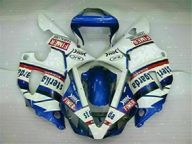 Abs Plástico Yamaha R1 2000-2001 - Azul Branco