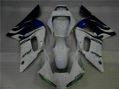 Abs Plástico Yamaha R6 1998-2002 - Branco Azul