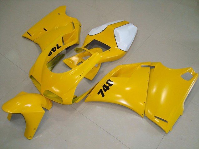 Abs Plásticos Ducati 748 916 996 996S 1993-2005 - Amarelo Abs Plásticos Ducati 748 916 996 996S 1993-2005 - Amarelo