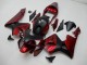 Abs Plásticos Honda CBR 600RR 2003-2004 - Vermelho Preto Abs Plásticos Honda CBR 600RR 2003-2004 - Vermelho Preto