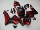 Abs Plásticos Honda CBR 600RR 2003-2004 - Vermelho Preto Abs Plásticos Honda CBR 600RR 2003-2004 - Vermelho Preto