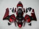 Abs Plásticos Honda CBR 600RR 2003-2004 - Vermelho Preto Abs Plásticos Honda CBR 600RR 2003-2004 - Vermelho Preto