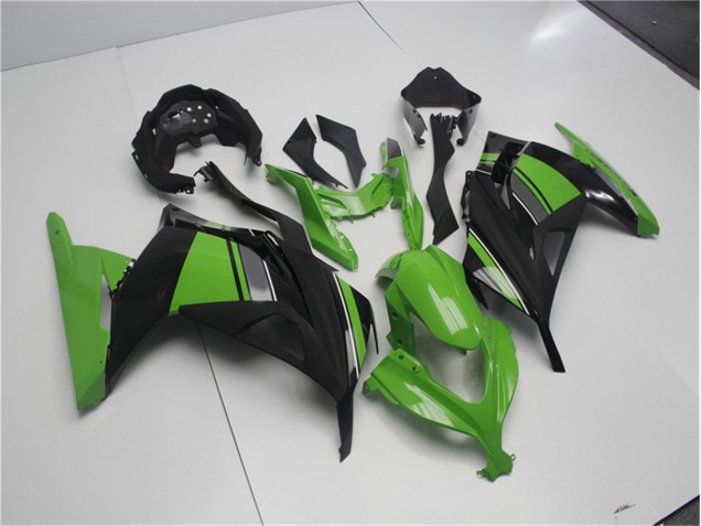Abs Plásticos Kawasaki EX300 2013-2016 - Verde Preto Abs Plásticos Kawasaki EX300 2013-2016 - Verde Preto