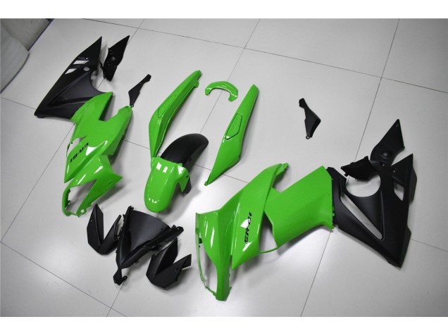 Abs Plásticos Kawasaki ZX10R 2008-2010 - Verde Preto Abs Plásticos Kawasaki ZX10R 2008-2010 - Verde Preto