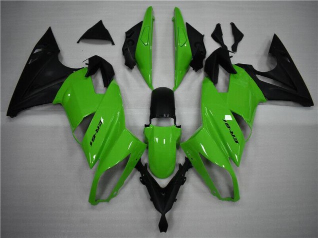 Abs Plásticos Kawasaki ZX10R 2008-2010 - Verde Preto Abs Plásticos Kawasaki ZX10R 2008-2010 - Verde Preto