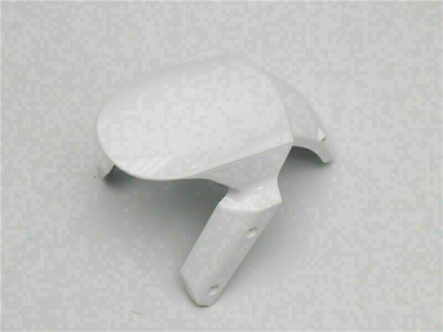 Abs Plásticos Kawasaki ZX6R 2009-2012 - Branco Preto Abs Plásticos Kawasaki ZX6R 2009-2012 - Branco Preto